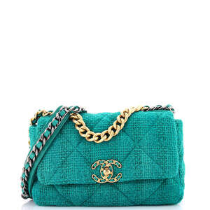 Chanel 19 Flap Bag Quilted Tweed Medium #226862C48B